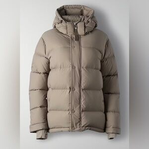Aritzia TNA Super Puff Size S Modern Taupe